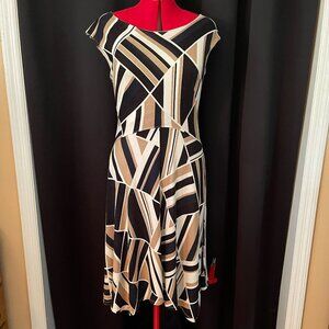 Anne Taylor Geometric Dress